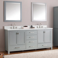 Modero 72 in. Double Sink Bathroom Vanity