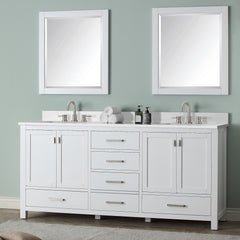 Modero 72 in. Double Sink Bathroom Vanity