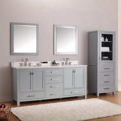 Modero 72 in. Double Sink Bathroom Vanity