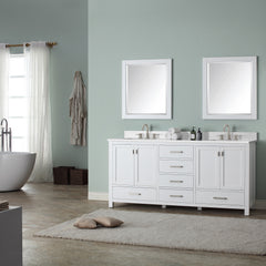 Modero 72 in. Double Sink Bathroom Vanity