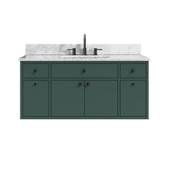 Paisley 48 in. Single Sink Wall-Hung Bathroom Vanity with Optional Base