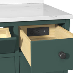 Paisley 36 in. Single Sink Wall-Hung Bathroom Vanity with Optional Base