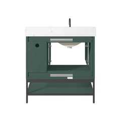 Paisley 36 in. Single Sink Wall-Hung Bathroom Vanity with Optional Base