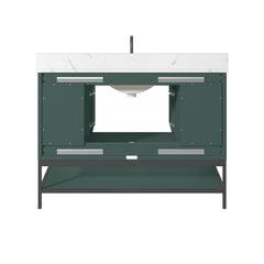 Paisley 48 in. Single Sink Wall-Hung Bathroom Vanity with Optional Base