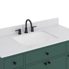 Paisley 48 in. Single Sink Wall-Hung Bathroom Vanity with Optional Base