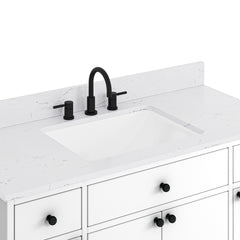 Paisley 48 in. Single Sink Wall-Hung Bathroom Vanity with Optional Base