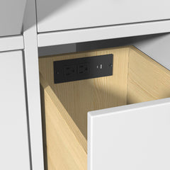 Paisley 60 in. Double Sink Wall-Hung Bathroom Vanity with Optional Base