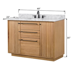 Parker 48 in. Single Sink Bathroom Vanity