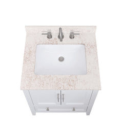 Lotte Radianz Alluring Quartz Top with Rectangular Sink