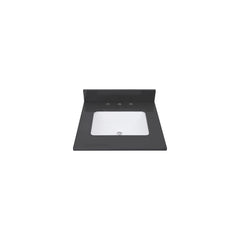 Ural Gray Quartz Top with Single Rectangular Sink