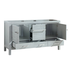 Riley 60 in. Double Sink Bathroom Vanity with Top
