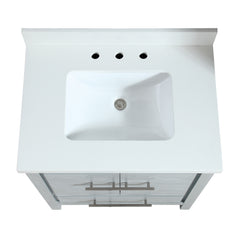 Riley 30 in. Single Sink Bathroom Vanity with Top