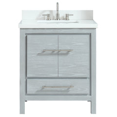 Riley 30 in. Single Sink Bathroom Vanity with Top