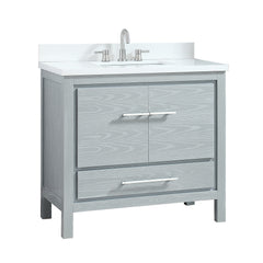 Riley 36 in. Single Sink Bathroom Vanity with Top