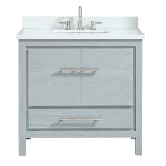 Riley 36 in. Single Sink Bathroom Vanity with Top