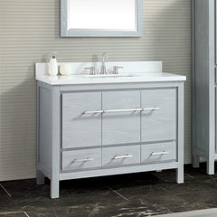 Riley 42 in. Single Sink Bathroom Vanity with Top