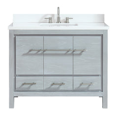 Riley 42 in. Single Sink Bathroom Vanity with Top