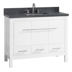 Riley 42 in. Single Sink Bathroom Vanity with Top