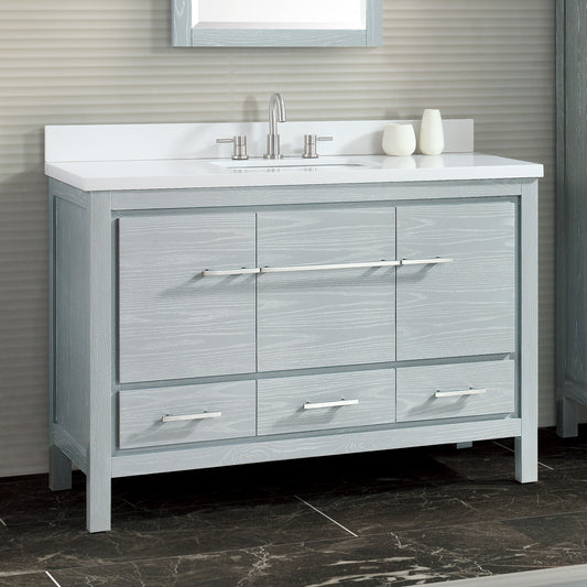 Riley 49 in. Single Sink Bathroom Vanity with Top