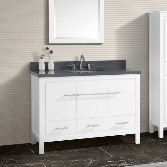 Riley 49 in. Single Sink Bathroom Vanity with Top