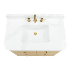 Serena 36 in. Single Sink Bathroom Vanity with Dual Mount Option