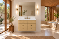 Serena 36 in. Single Sink Bathroom Vanity with Dual Mount Option