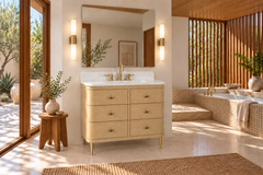 Serena 36 in. Single Sink Bathroom Vanity with Dual Mount Option
