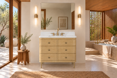 Serena 36 in. Single Sink Bathroom Vanity with Dual Mount Option