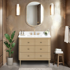 Serena 36 in. Single Sink Bathroom Vanity with Dual Mount Option