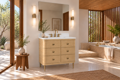 Serena 36 in. Single Sink Bathroom Vanity with Dual Mount Option