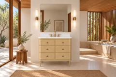 Serena 36 in. Single Sink Bathroom Vanity with Dual Mount Option