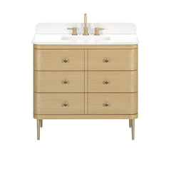 Serena 36 in. Single Sink Bathroom Vanity with Dual Mount Option