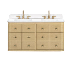 Serena 48 in. Double Sink Bathroom Vanity with Dual Mount Option
