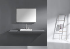 Sonoma 39 in. Bathroom Mirror with Stainless Steel Metal Frame