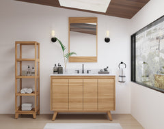 Harper Collection Mirror with Teak Frame