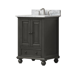 Thompson 24 in. Single Sink Bathroom Vanity with Oval Sink