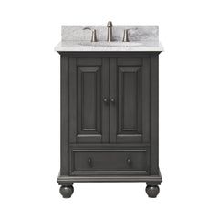 Thompson 24 in. Single Sink Bathroom Vanity with Oval Sink