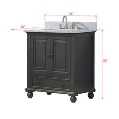 Thompson 30 in. Single Sink Bathroom Vanity