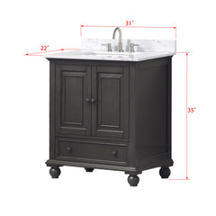 Thompson 30 in. Single Sink Bathroom Vanity