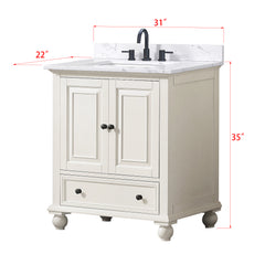 Thompson 30 in. Single Sink Bathroom Vanity