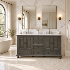 Thompson 60 in. Double Sink Bathroom Vanity