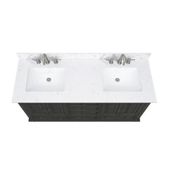 Thompson 60 in. Double Sink Bathroom Vanity