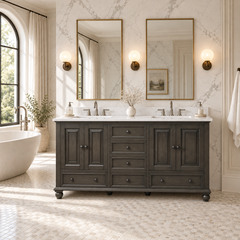 Thompson 60 in. Double Sink Bathroom Vanity