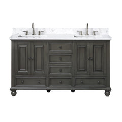 Thompson 60 in. Double Sink Bathroom Vanity