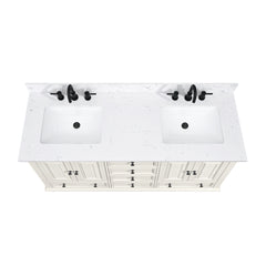 Thompson 60 in. Double Sink Bathroom Vanity