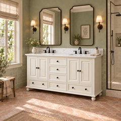 Thompson 60 in. Double Sink Bathroom Vanity