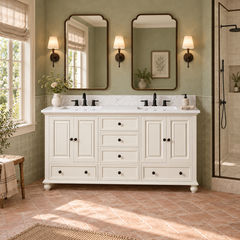 Thompson 60 in. Double Sink Bathroom Vanity