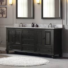 Thompson 72 in. Double Sink Bathroom Vanity