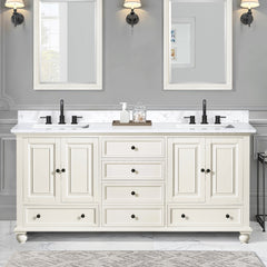 Thompson 72 in. Double Sink Bathroom Vanity