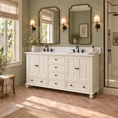 Thompson 72 in. Double Sink Bathroom Vanity